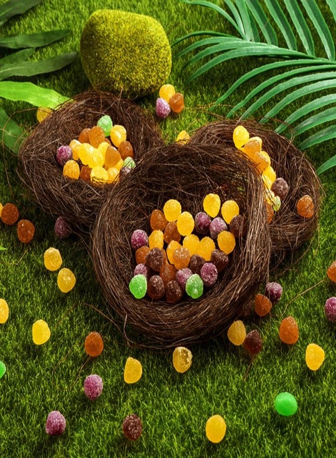 CAXUSD Simulated Bird Nest Decoration for Garden and Easter - Small Rustic Faux Bird Nest Plate Decor for Party Photography Props and Birdcage Accessories - Image 5